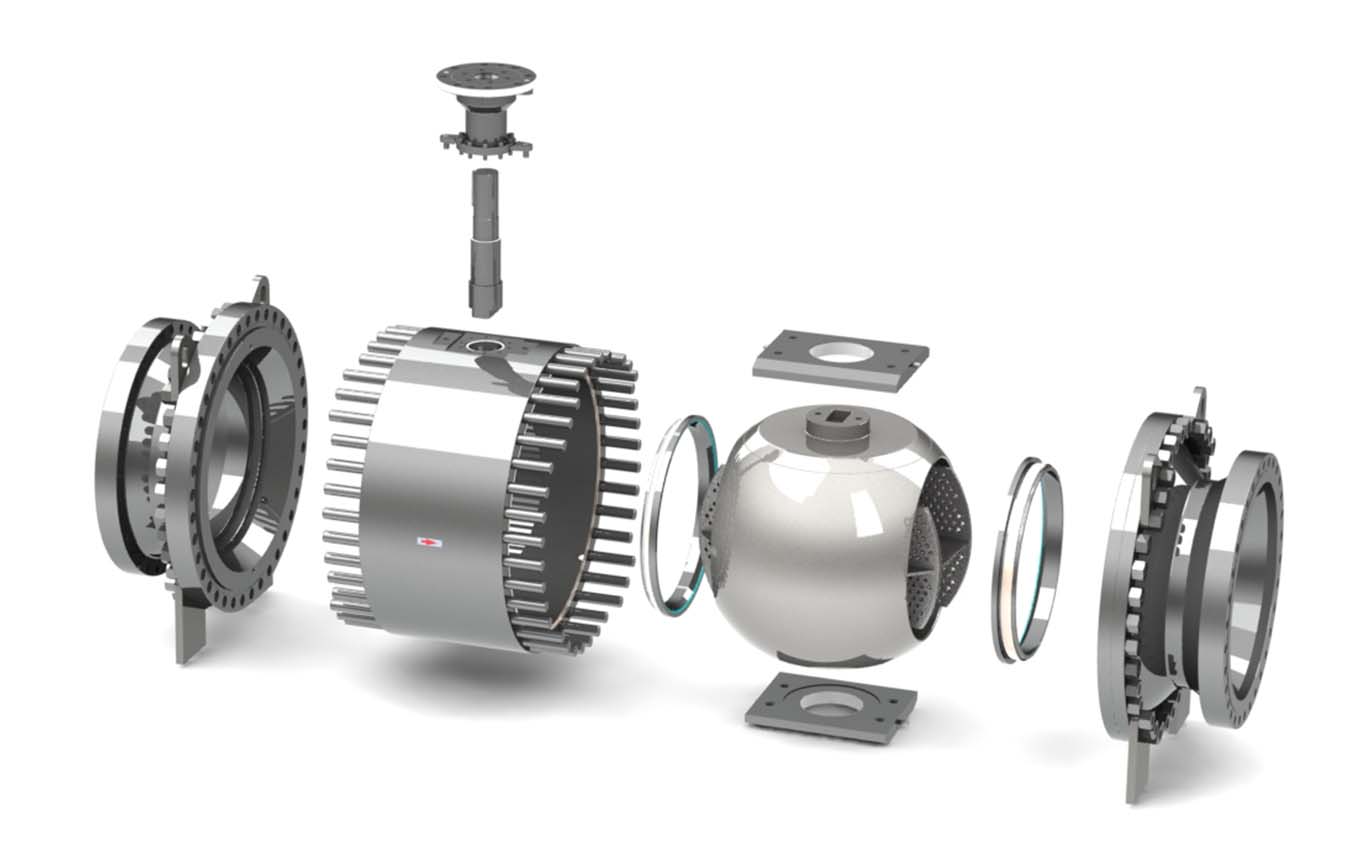 Control Ball Valve Side Entry